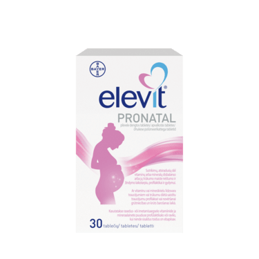 elevit® Pronatal (vitamiinide, mineraalainete ja mikroelementide komplekspreparaat)